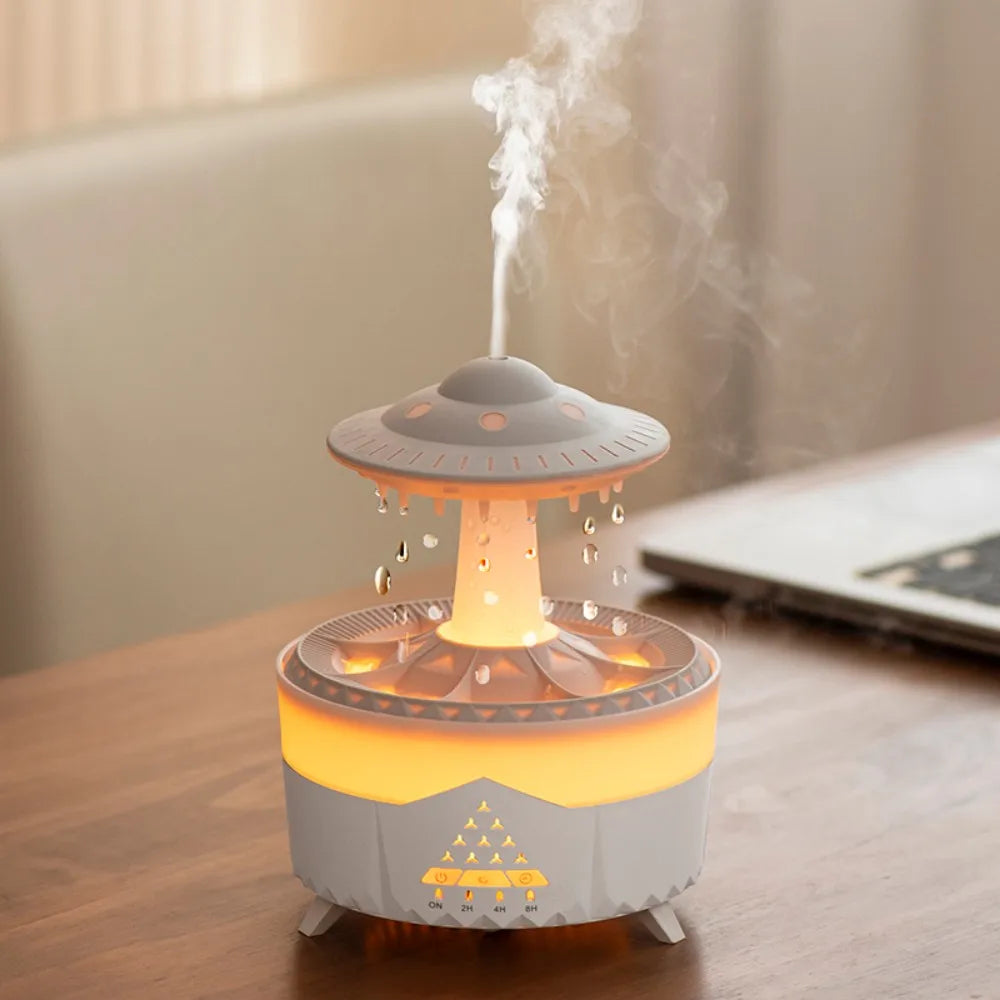 UFO Umbrella Essential Oils Diffuser Humidifier Night Lights