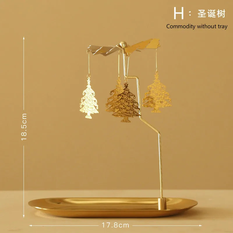 Rotating Candle Carousel Holder