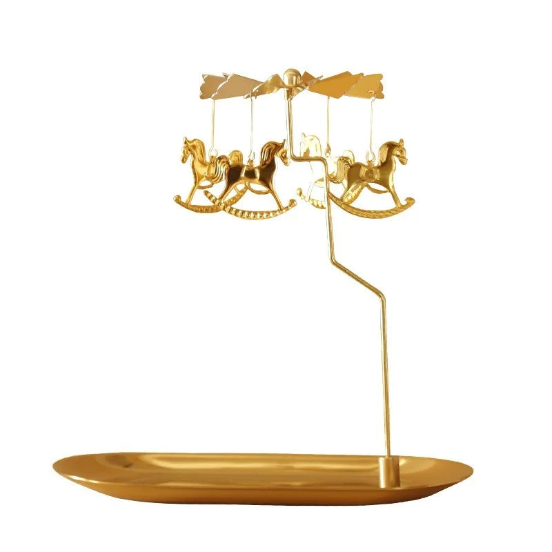 Rotating Candle Carousel Holder