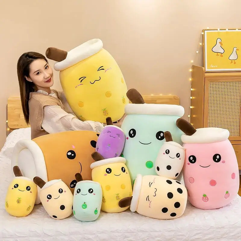Cute Stuffed Boba Plush Pillow 24CM