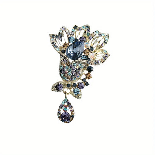 Aurora Crystal Brooch