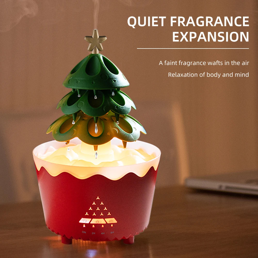 UFO Umbrella Essential Oils Diffuser Humidifier Night Lights