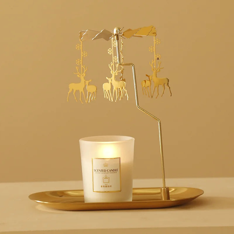 Rotating Candle Carousel Holder