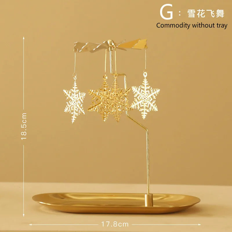Rotating Candle Carousel Holder
