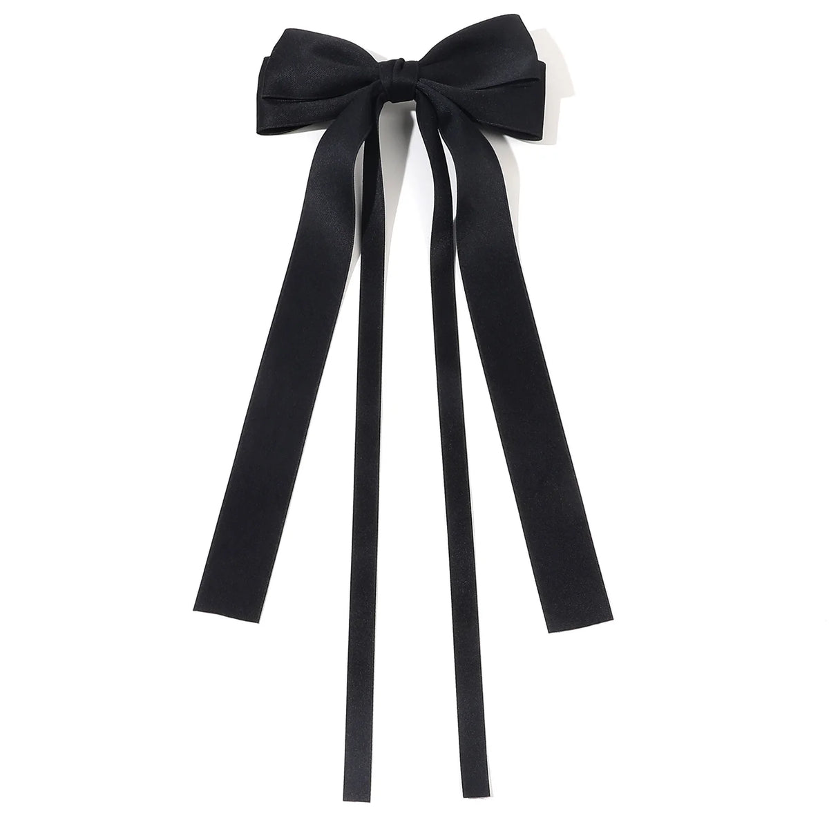 Elegant Satin Ribbon Hair Bow Clip