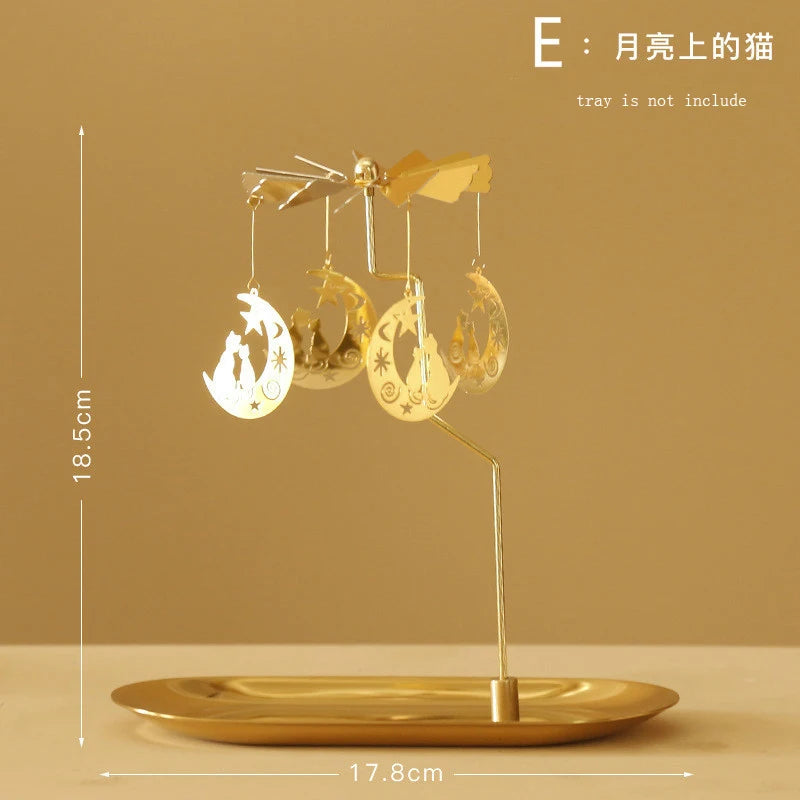 Rotating Candle Carousel Holder