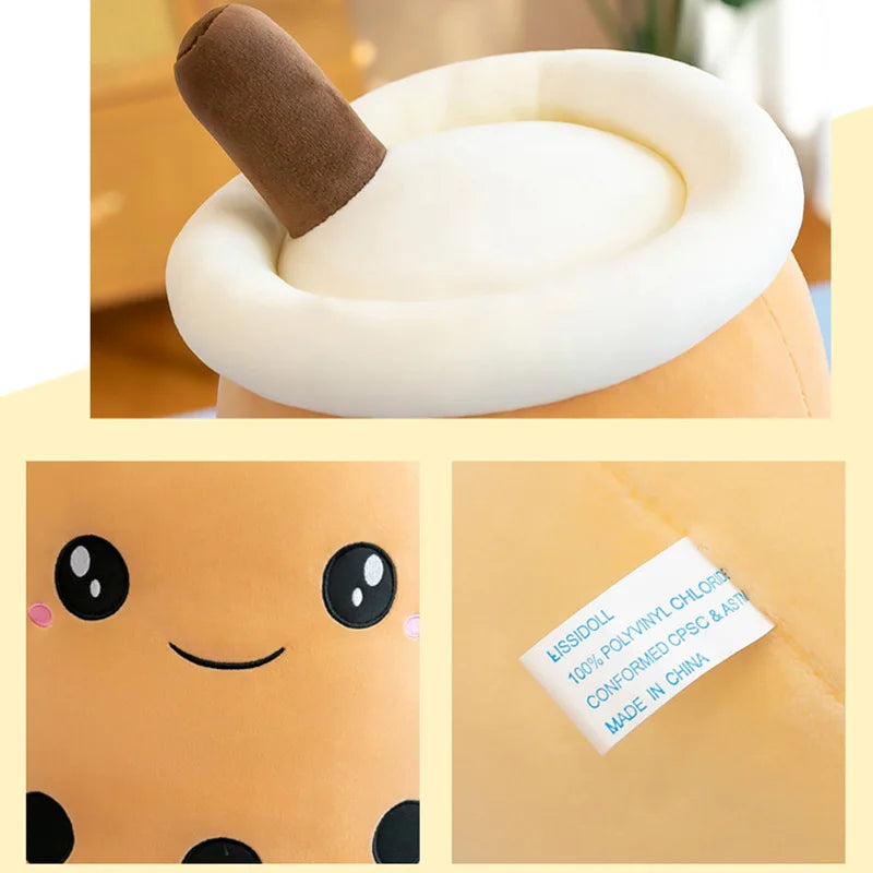 Cute Stuffed Boba Plush Pillow 24CM