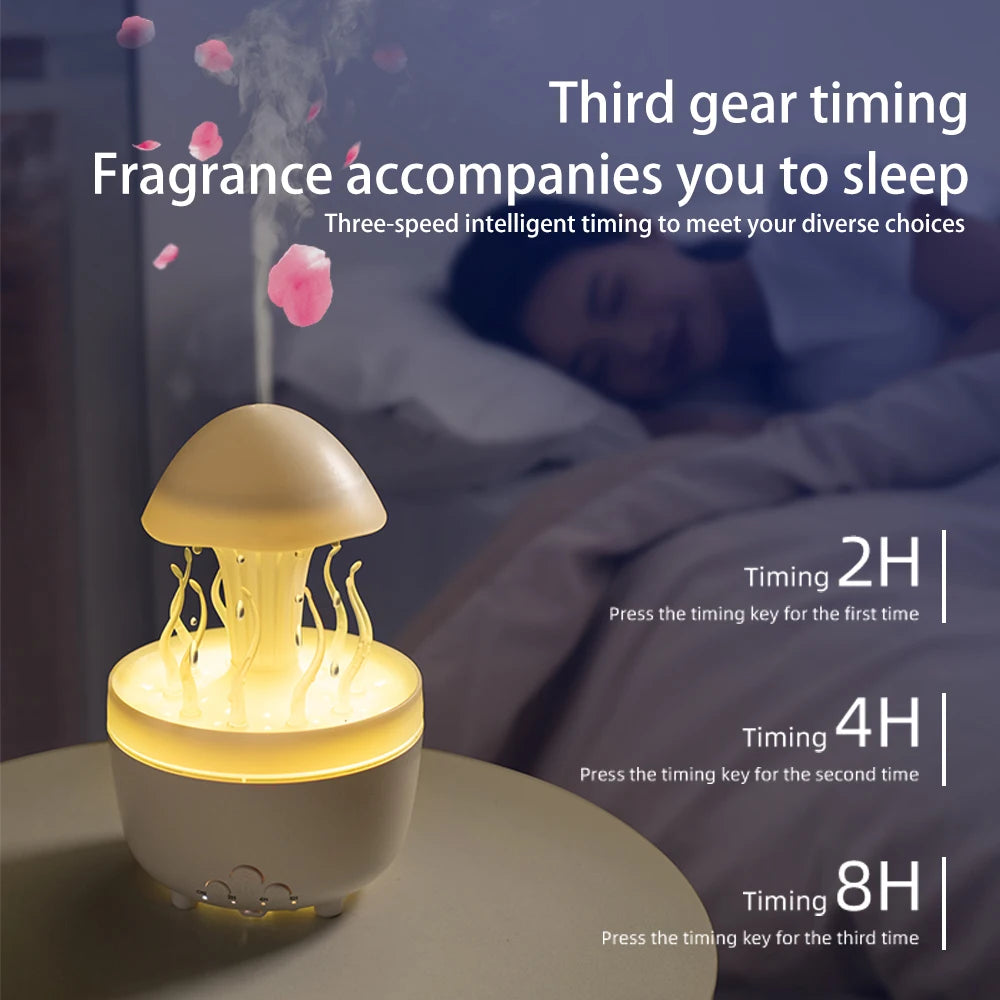 UFO Umbrella Essential Oils Diffuser Humidifier Night Lights