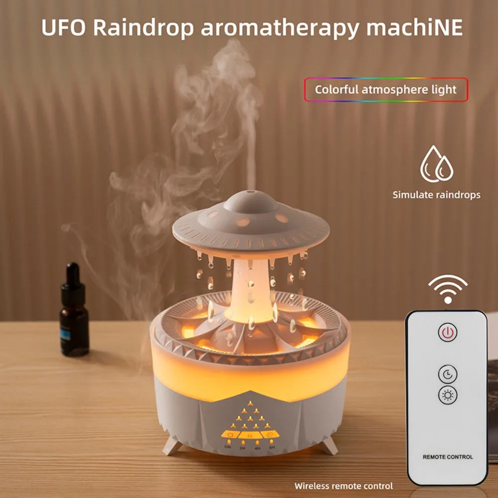 UFO Umbrella Essential Oils Diffuser Humidifier Night Lights