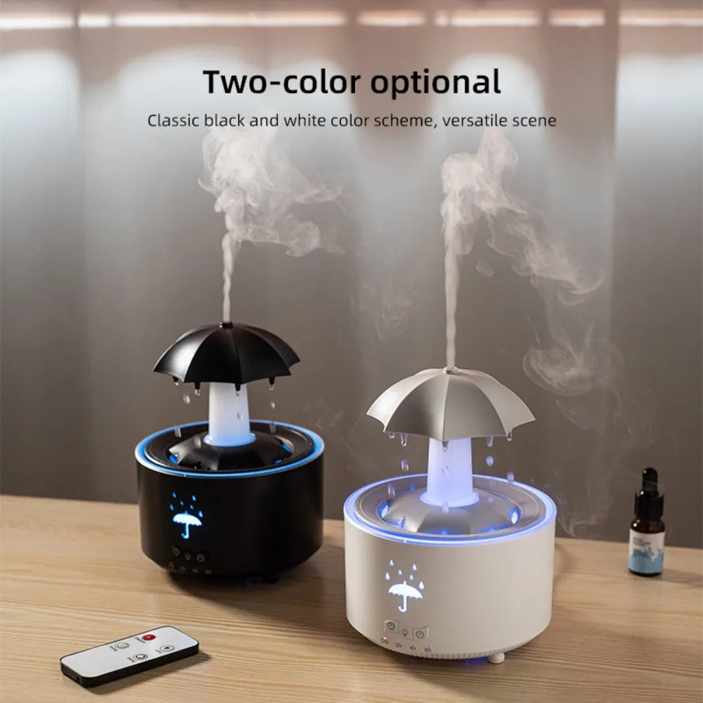 UFO Umbrella Essential Oils Diffuser Humidifier Night Lights