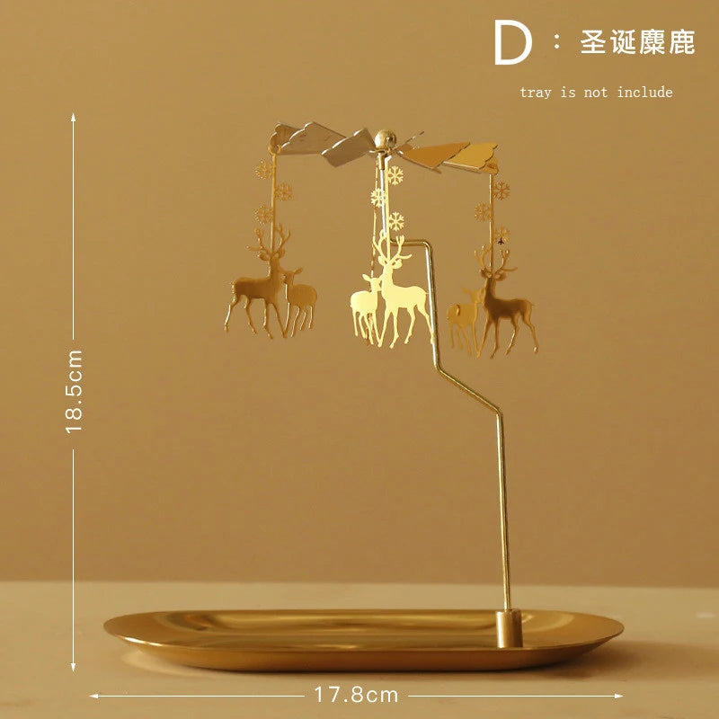 Rotating Candle Carousel Holder
