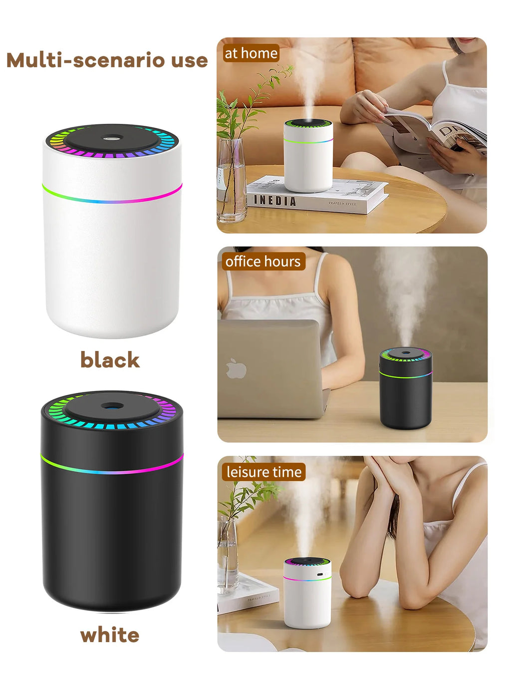180ml Aromatherapy diffuser LED 7 color light