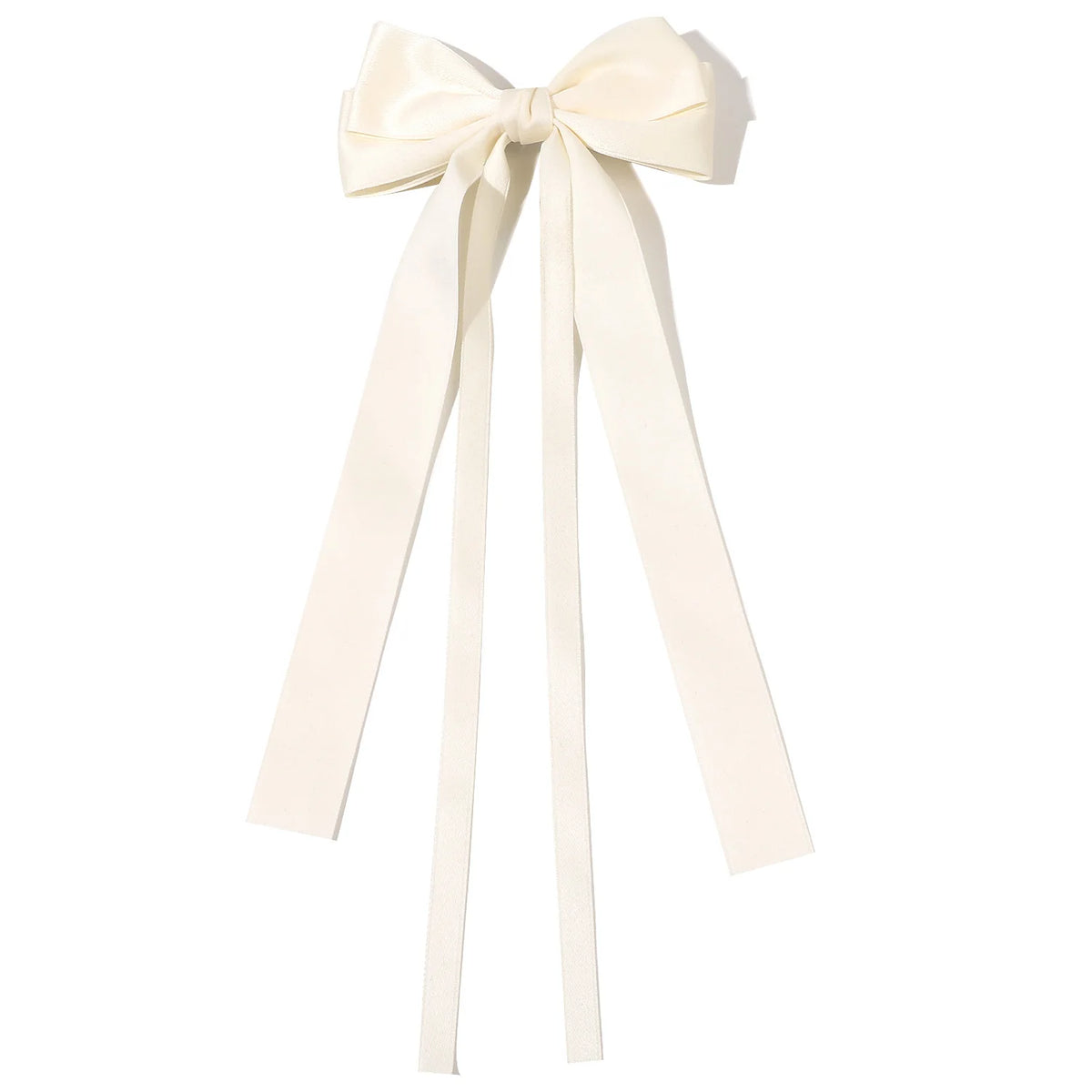 Elegant Satin Ribbon Hair Bow Clip