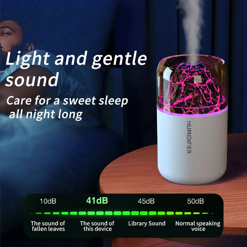 Crystal Flame Aroma Humidifier diffuser