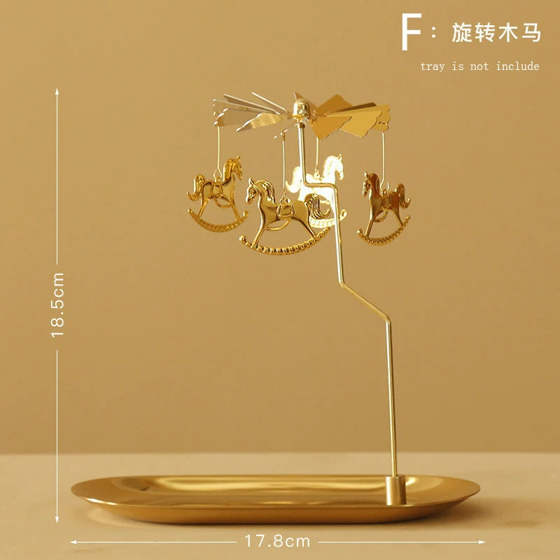 Rotating Candle Carousel Holder