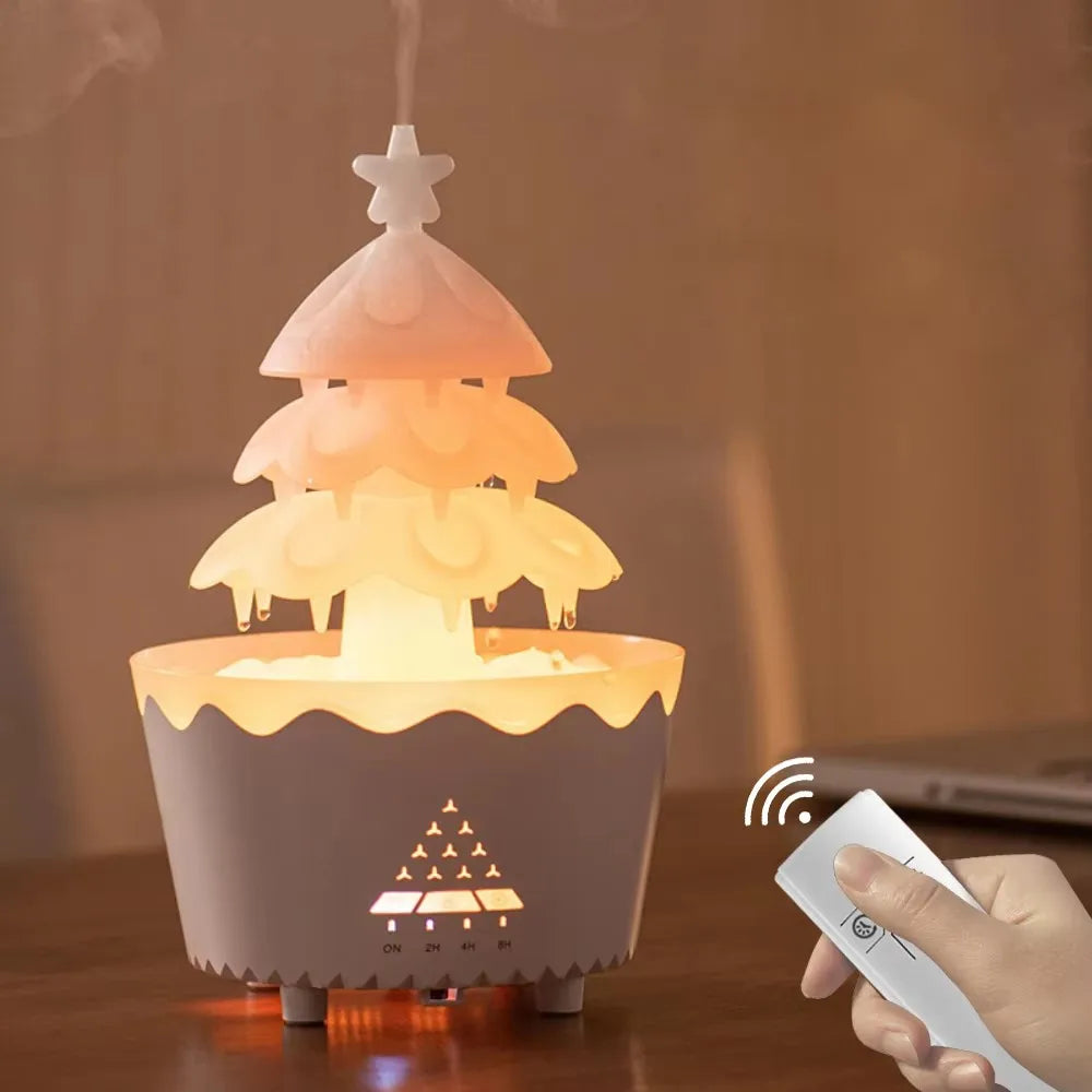 UFO Umbrella Essential Oils Diffuser Humidifier Night Lights