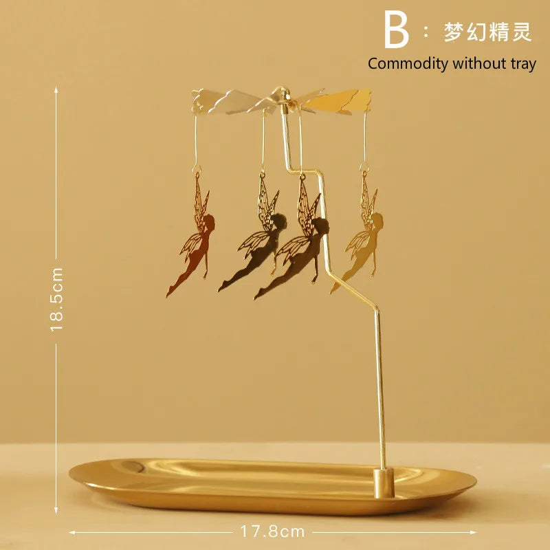Rotating Candle Carousel Holder
