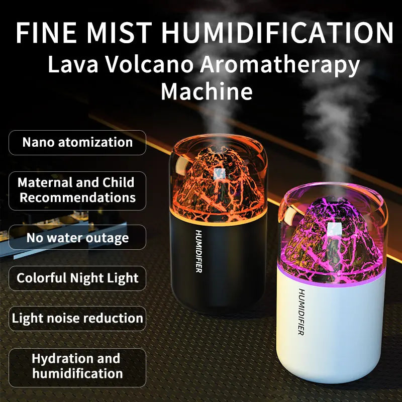 Crystal Flame Aroma Humidifier diffuser
