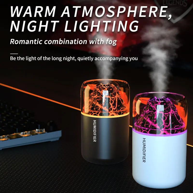 Crystal Flame Aroma Humidifier diffuser