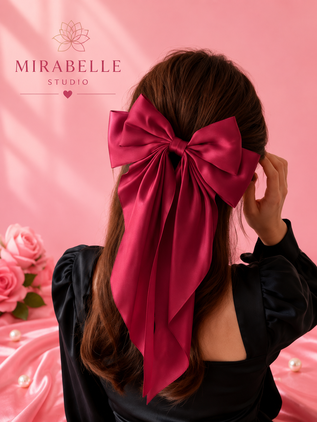Satin Princess Hair Bow