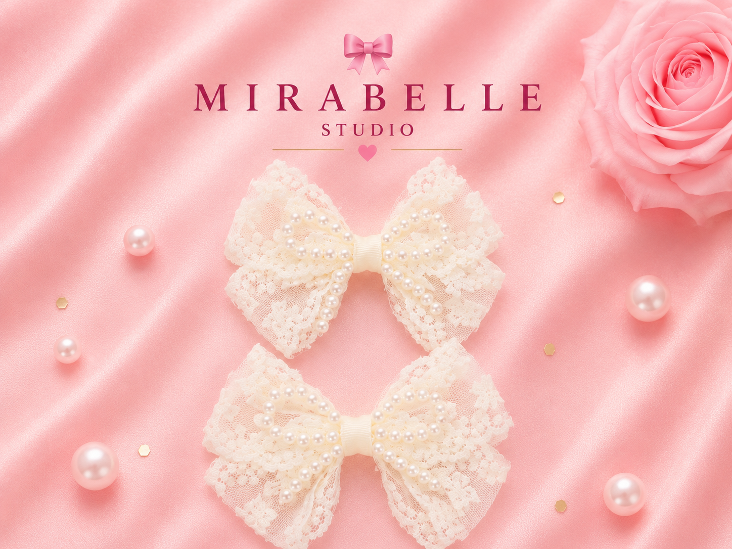 Snowflake Lace Bow