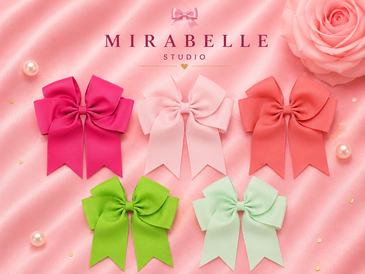 Sweetheart Hair Bow