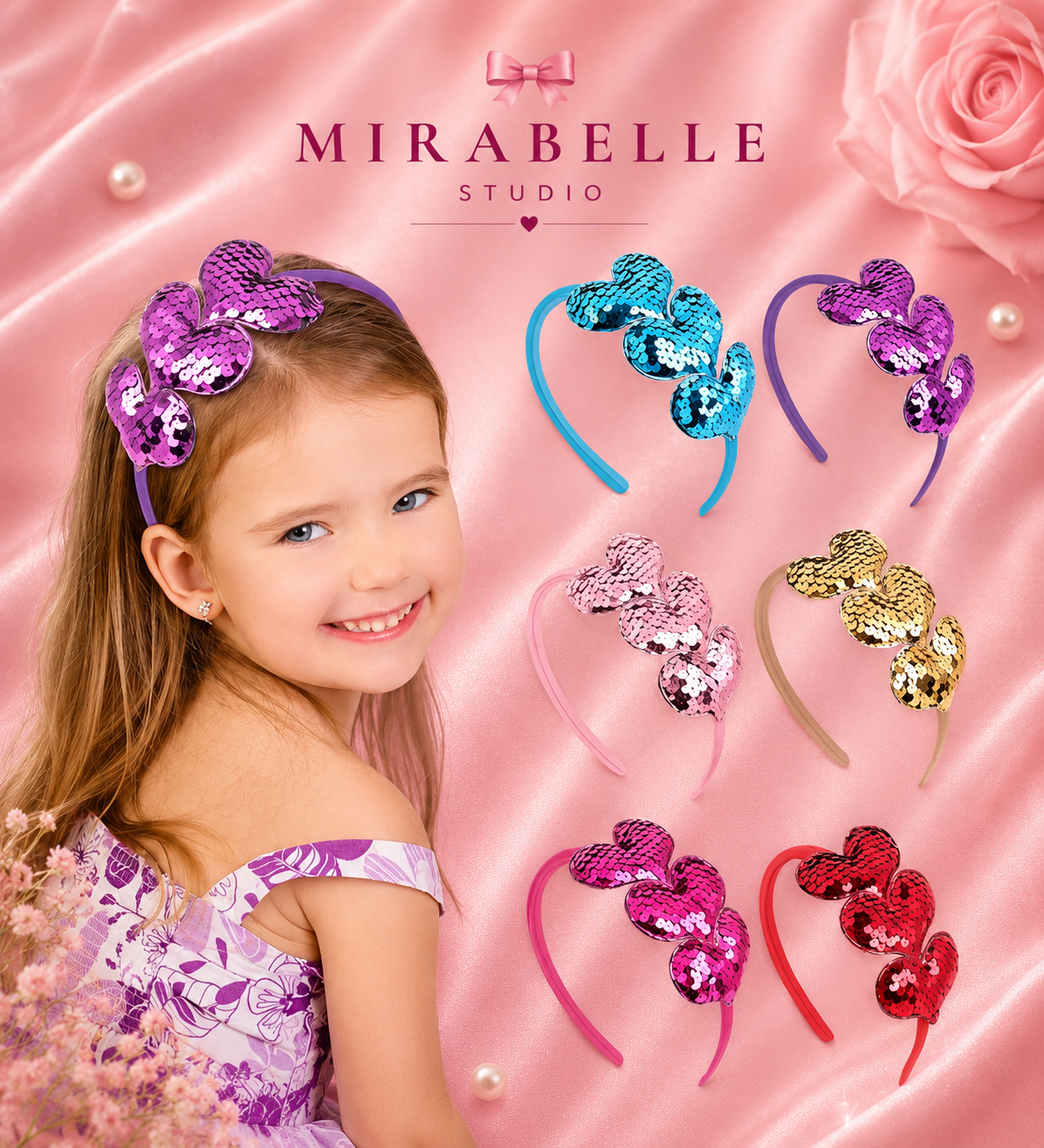 Princess Heart Headband
