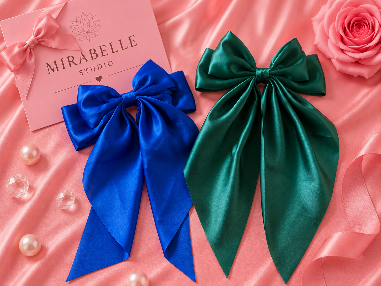 Satin Princess Hair Bow
