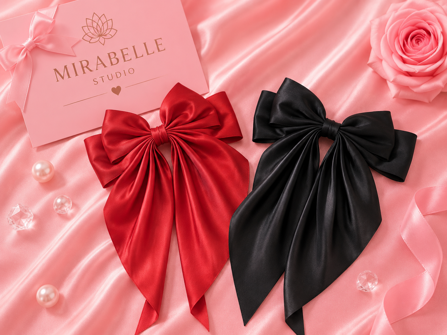 Satin Princess Hair Bow