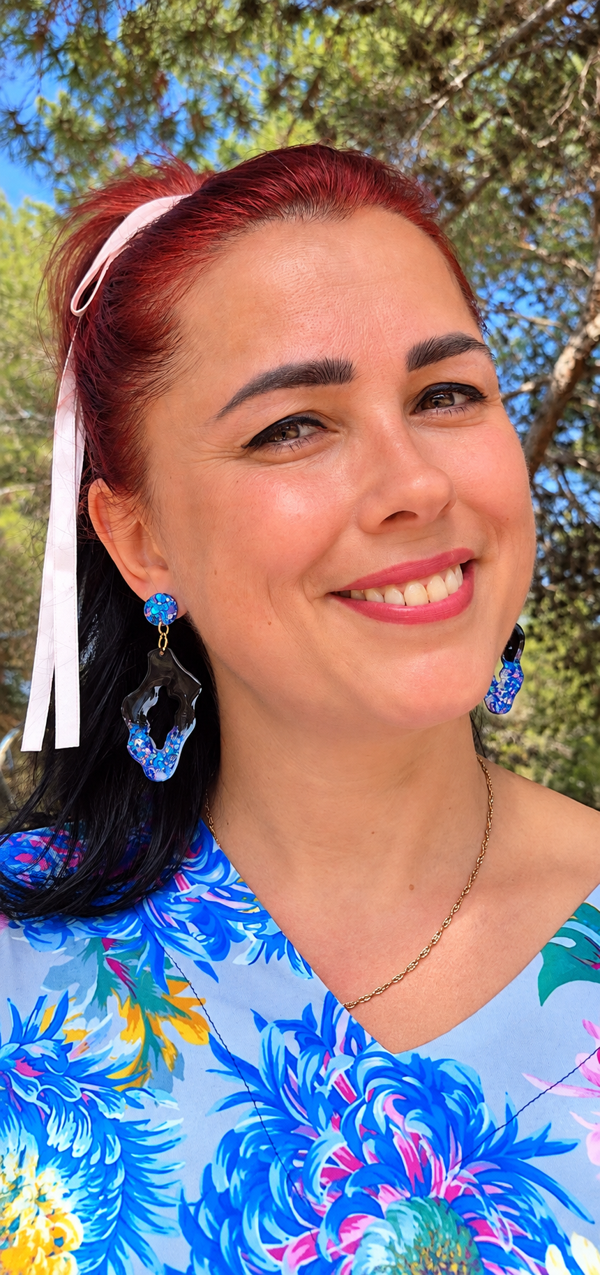 Midnight Ocean Sparkle Earrings