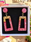 Rosé Gold Sparkle Earrings
