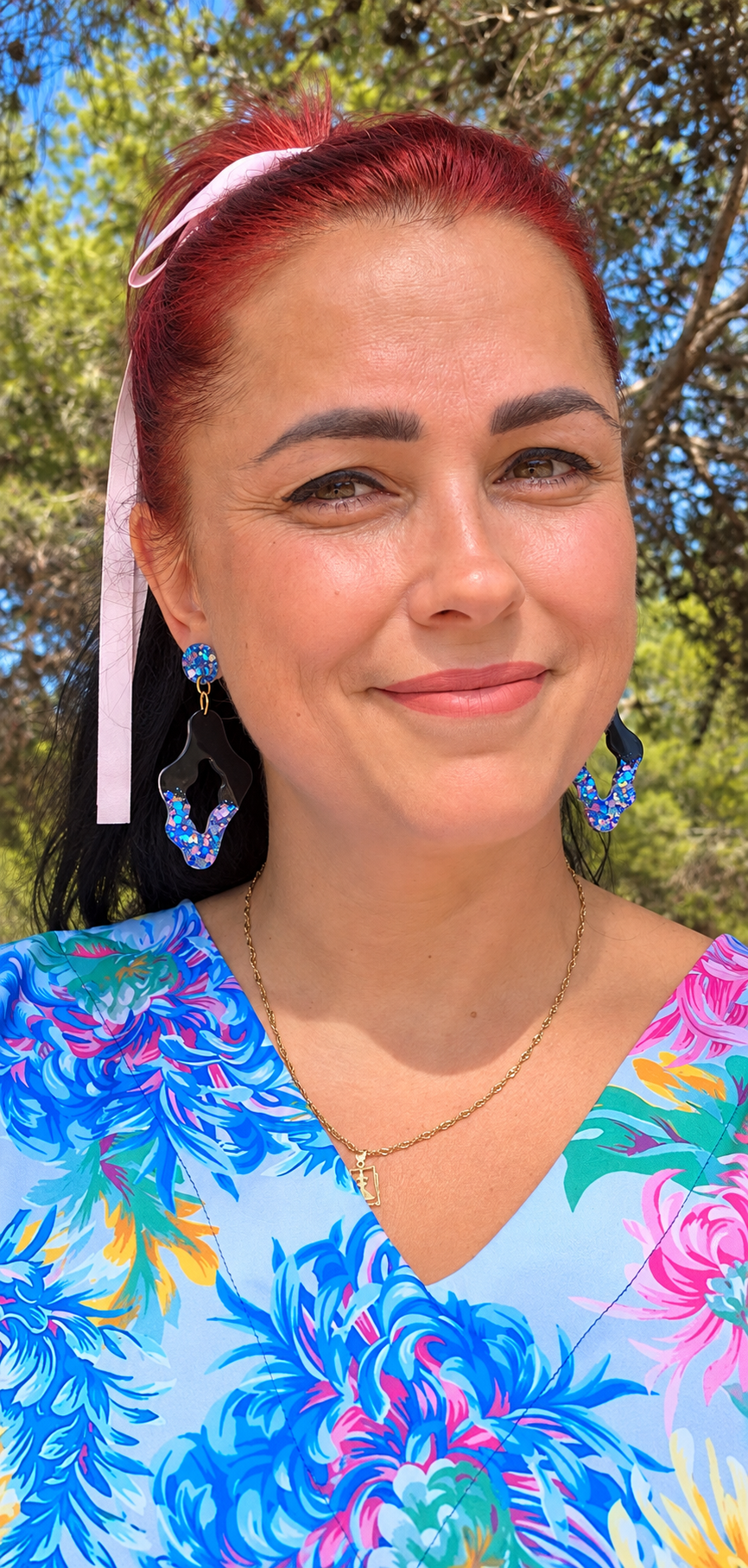Midnight Ocean Sparkle Earrings
